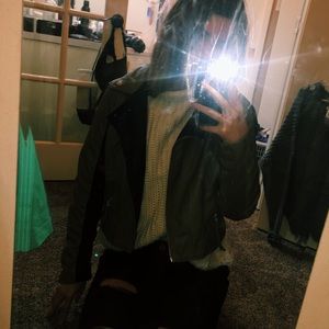 American eagle leather jacket